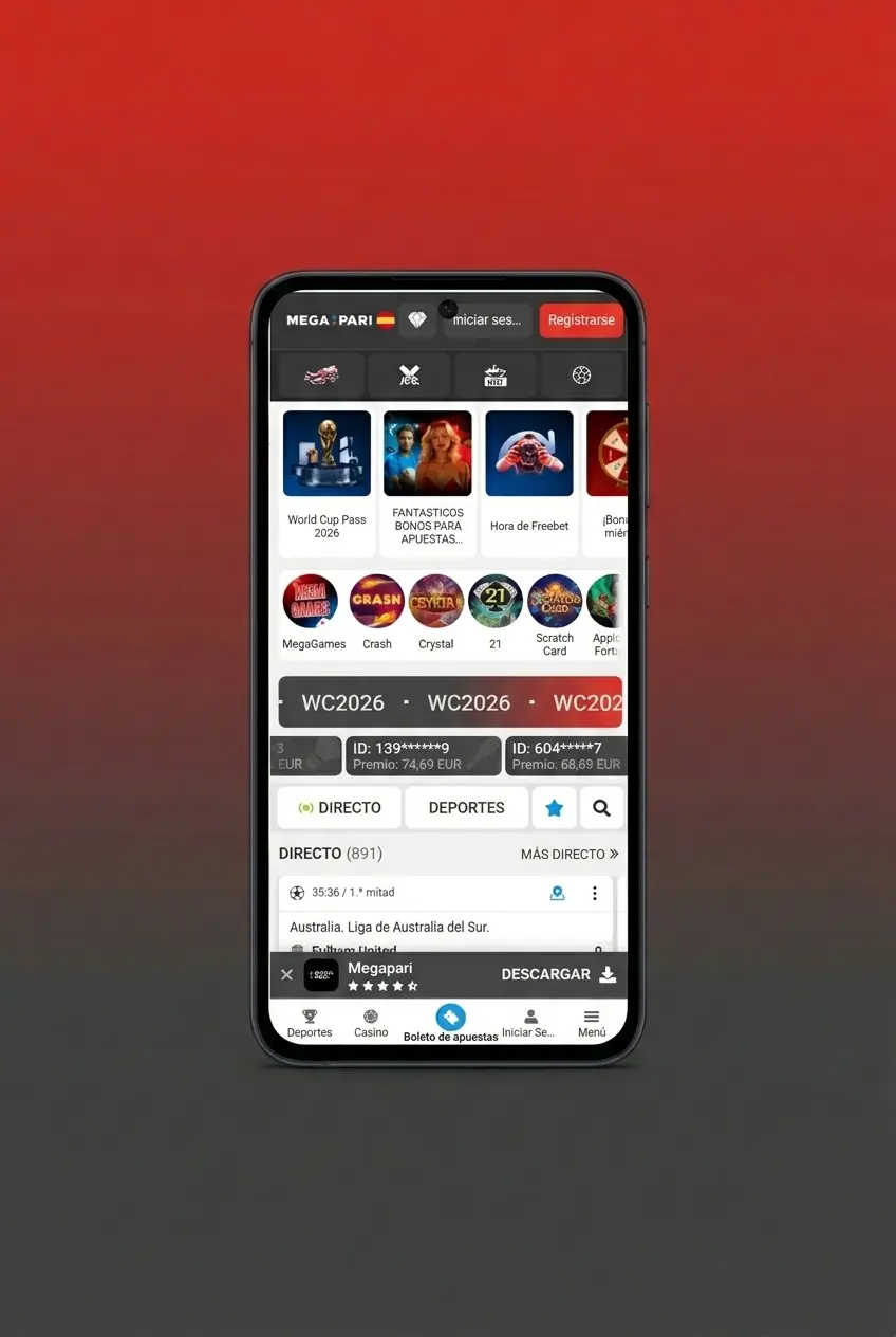 Guía de descarga e instalación del APK de MegaPari para Android en dispositivos compatibles